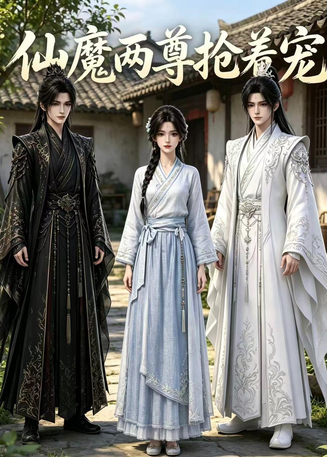 仙魔两尊抢着宠